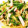 のらぼうとベーコンの和風パスタ
