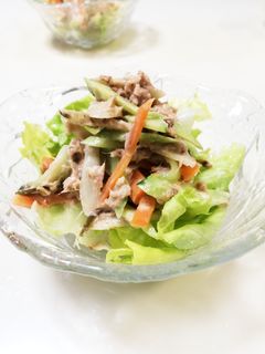 リメイク!出汁をとった後の、昆布でサラダ-レシピのメイン写真