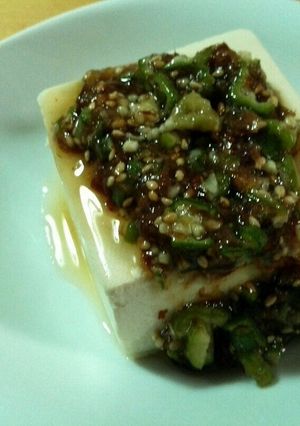 簡単で美味!わさびオクラ豆腐-レシピのメイン写真