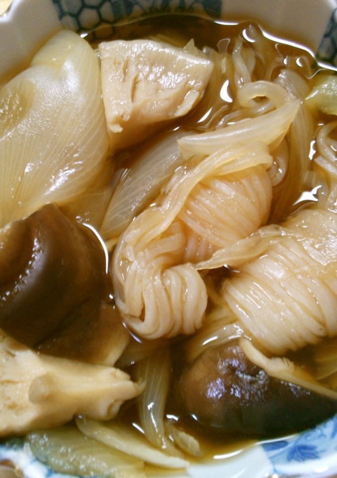 簡単 ヘルシー♪玉ねぎ 椎茸 白滝の煮物-レシピのメイン写真