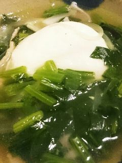 たっぷりほうれん草と卵のスープ-レシピのメイン写真