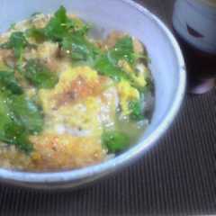 รูปของ 油揚げの卵とじ丼