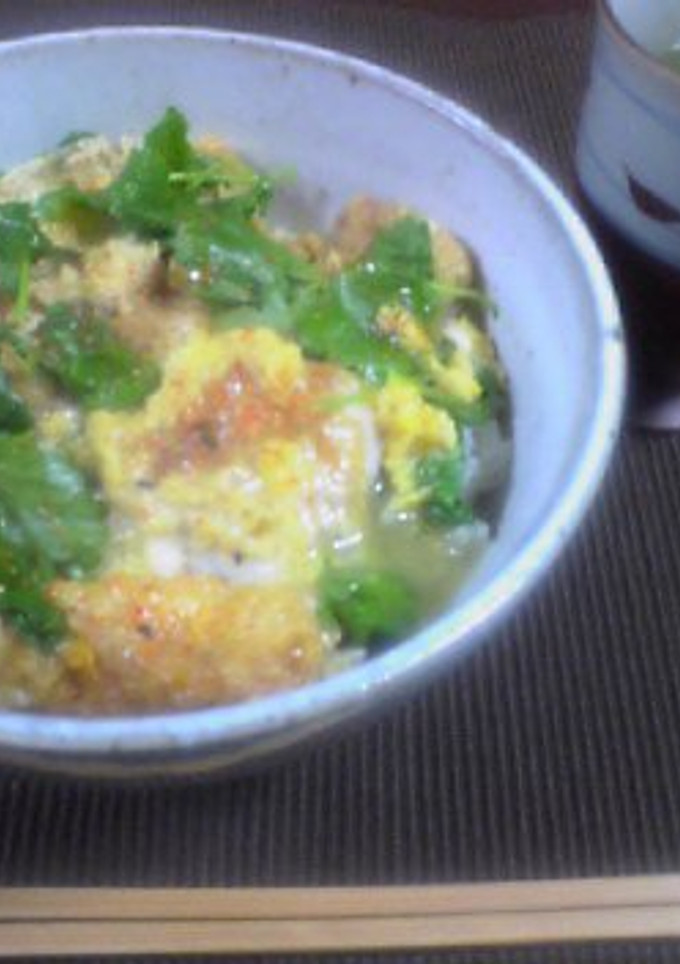 油揚げの卵とじ丼-レシピのメイン写真