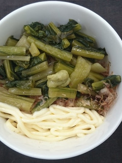 野沢菜マヨ丼-レシピのメイン写真