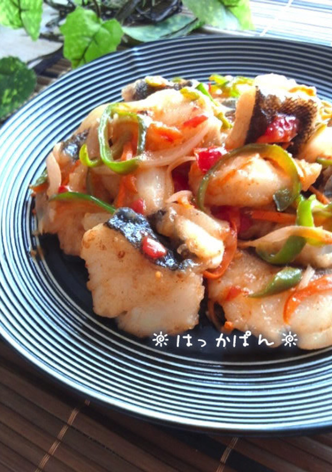 塩トマトで♪タラの南蛮風炒め✿-レシピのメイン写真