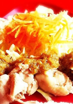 野菜もとれ鶏むね肉のさっぱり葱ｿｰｽがけ-レシピのメイン写真