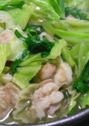 もつ鍋（醤油だし）-レシピのメイン写真