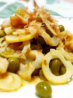 ◆相性抜群!グリンピースと筍の煮物◆-レシピのメイン写真