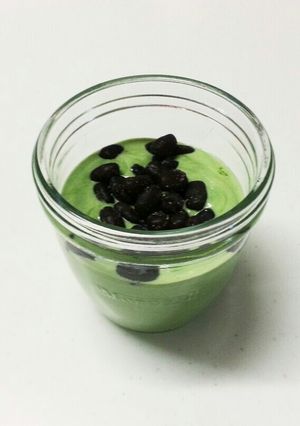 お豆入り抹茶ヨーグルト-レシピのメイン写真