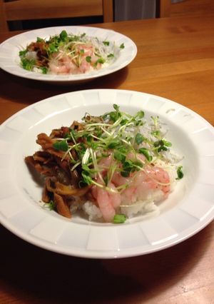 甘エビと穴子としらすの海鮮丼-レシピのメイン写真