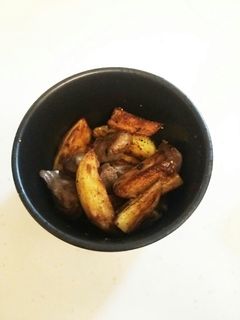 コリコリ☆砂肝ポテトのニンニク醤油炒め-レシピのメイン写真