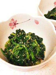 ほうれん草の胡麻和え-レシピのメイン写真