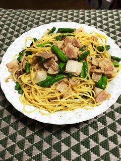 ベーコンとアスパラのペペロンチーノ-レシピのメイン写真