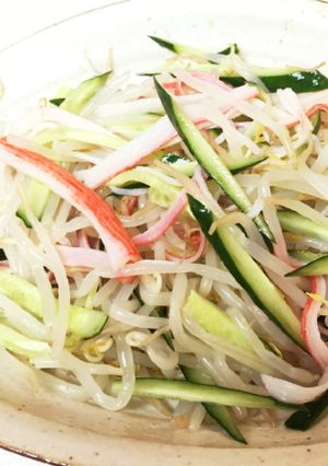 もやしの中華サラダ☆市販ドレッシング使用-レシピのメイン写真