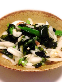 新玉ねぎとオクラの煎り酒風味和え-レシピのメイン写真