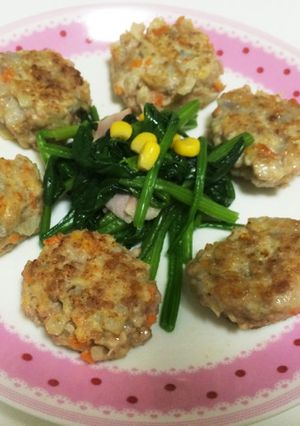 【菌活】野菜とえのきの肉団子-レシピのメイン写真