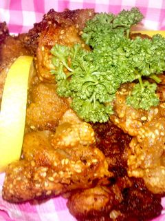 アレンジ★甘辛チキンのゴマ唐揚げ(^^♪-レシピのメイン写真