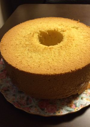 美味しい！アーモンドシフォンケーキ-レシピのメイン写真