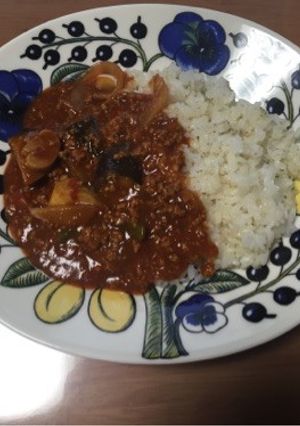 なすとひき肉の夏カレー(^^)-レシピのメイン写真