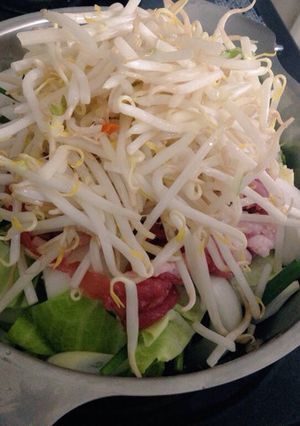 本間に美味しい！鉄板鍋！-レシピのメイン写真