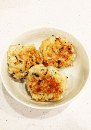 鶏挽肉のハンバーグ-レシピのメイン写真