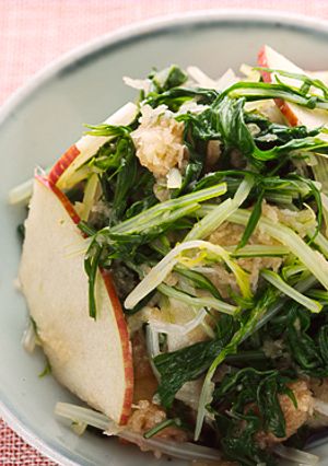 水菜と林檎のみぞれ酢-レシピのメイン写真