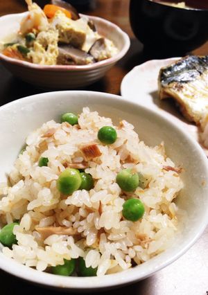 旬！豆ごはんツナ入り☆お弁当にも☆-レシピのメイン写真