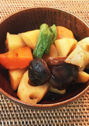 タレ１本レンジのみde副菜☆筑前煮-レシピのメイン写真
