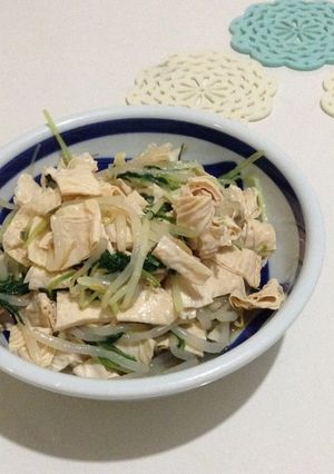 水菜と湯葉のおひたし-レシピのメイン写真
