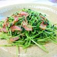 ベーコンと豆苗のシャキッ♪と炒め