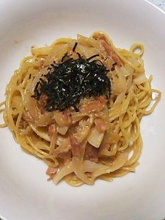 急な時でも!たらこクリームパスタ-レシピのメイン写真
