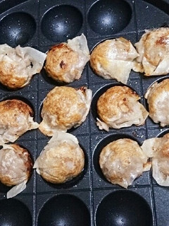 たこ焼き器でシュウマイ-レシピのメイン写真
