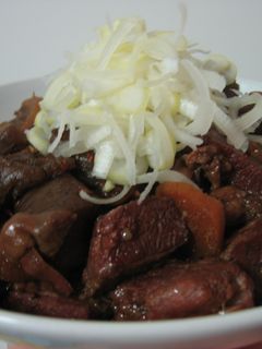 牛肉とこんにゃくの煮込み-レシピのメイン写真