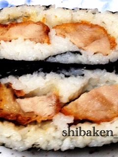 簡単酢飯唐揚げおにぎらず遠足お弁当-レシピのメイン写真
