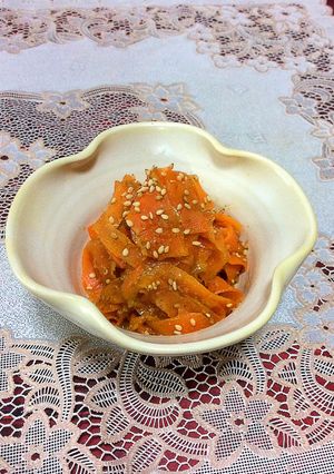 簡単10分！人参きんぴら-レシピのメイン写真