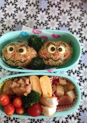 キャラ弁 カレーパンマン-レシピのメイン写真