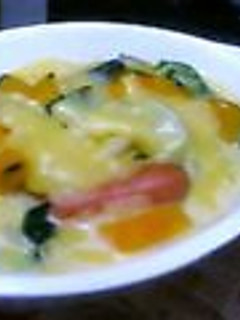 かぼちゃとほうれんそうのグラタン-レシピのメイン写真