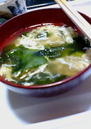 わかめ入りたまごスープ-レシピのメイン写真