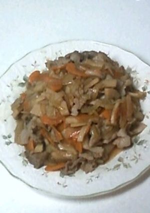 豚肉の甘辛さっぱり炒め-レシピのメイン写真