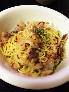塩レモンで鯵の焼きそばパスタ-レシピのメイン写真