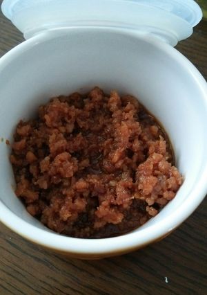 甘すぎない簡単そぼろ-レシピのメイン写真
