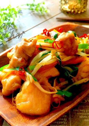 ✿絶品♡鶏ニラもやしのアジアン炒め✿-レシピのメイン写真