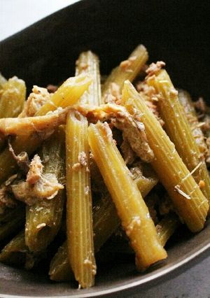 簡単めちゃ旨季節の一品♡ふきと鯖缶の煮物-レシピのメイン写真