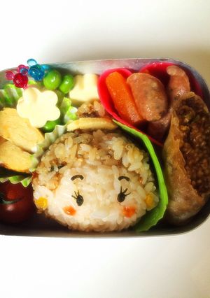 ツムツムキャラ弁☆ベル-レシピのメイン写真