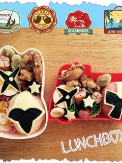 みんな大好き!ニンニンジャー キャラ弁-レシピのメイン写真