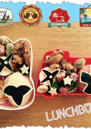 みんな大好き！ニンニンジャー キャラ弁-レシピのメイン写真
