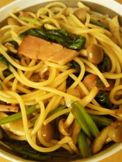 ベーコンとほうれん草の和風パスタ-レシピのメイン写真