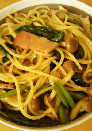 ベーコンとほうれん草の和風パスタ-レシピのメイン写真