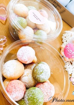 ほろっと優しい味♡三色のスノーボール-レシピのメイン写真
