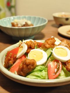 から揚げde南蛮サラダ-レシピのメイン写真